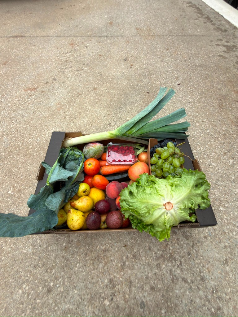 Cabaz Horto Galeão Frutas e Framboesas